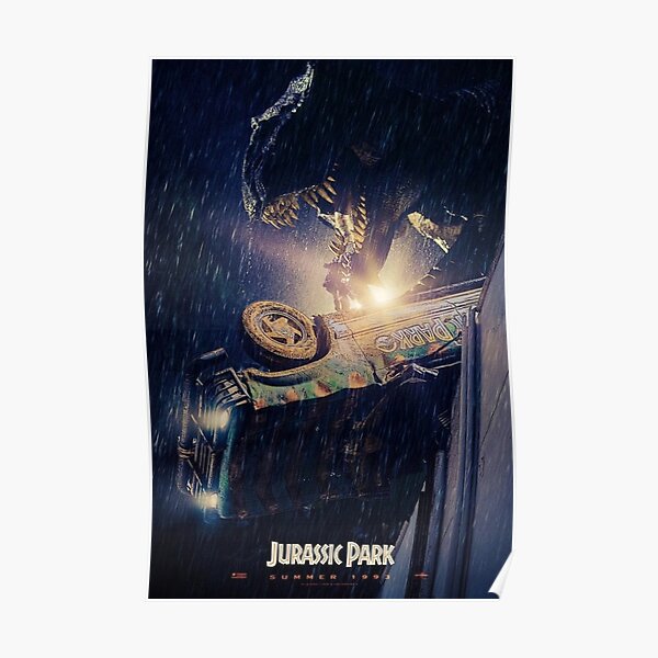 t rex escapes poster Poster