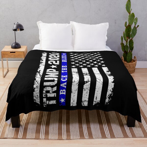 Item preview, Pro Trump 2020 Back The Blue Thin Blue Line Support Police designed and sold by MagicBoutique.