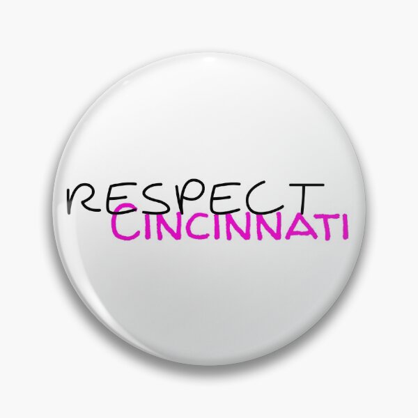 Item preview, Respect Cincinnati black and pink designed and sold by Lulu-design.