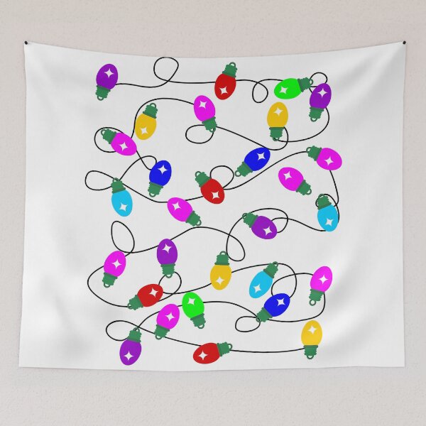 Item preview, Christmas Lights -Let's Get Lit Xmas Lights- Merry & Bright designed and sold by Tetete.
