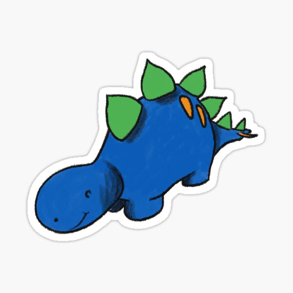Steg the Stegosaurus Sticker