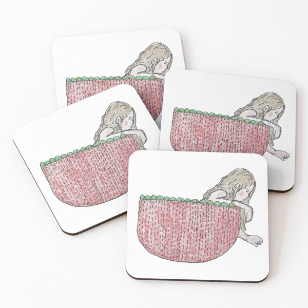 Item preview, The Strawberry Girl designed and sold by ArtChildGalore.