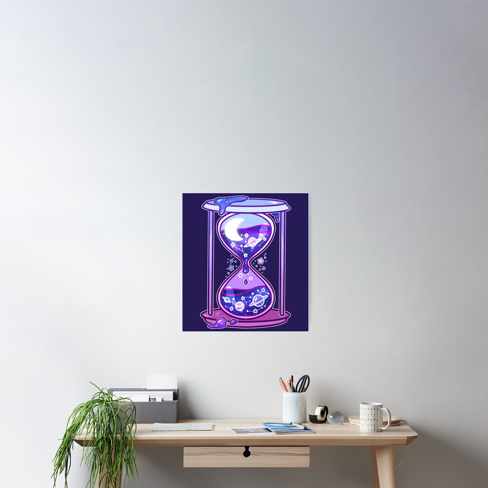 Celestial Hourglass Poster For Sale By Heysoleilart Redbubble 3417