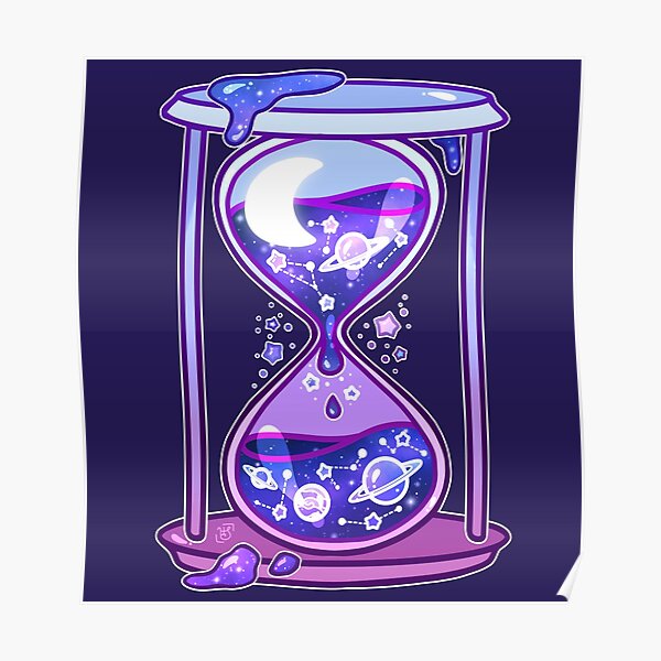 Celestial Hourglass Poster For Sale By Heysoleilart Redbubble 0438