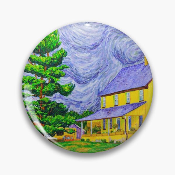 Item preview, House and Barn in West Grove designed and sold by Menaceart.
