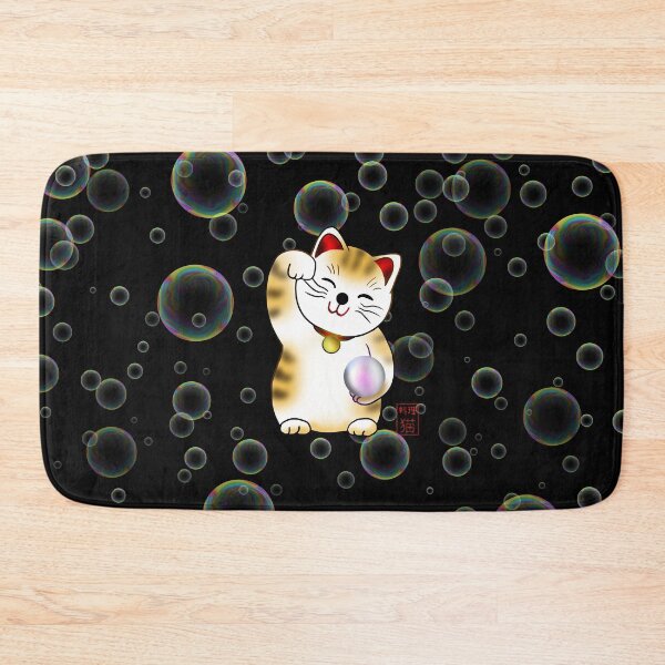 Item preview, Good luck cat, calico maneki with pearl designed and sold by CuisineCat.