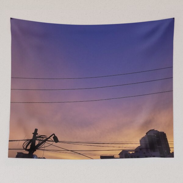 Item preview, Purple Orange Sunset Sky designed and sold by Oceanwaves-06.