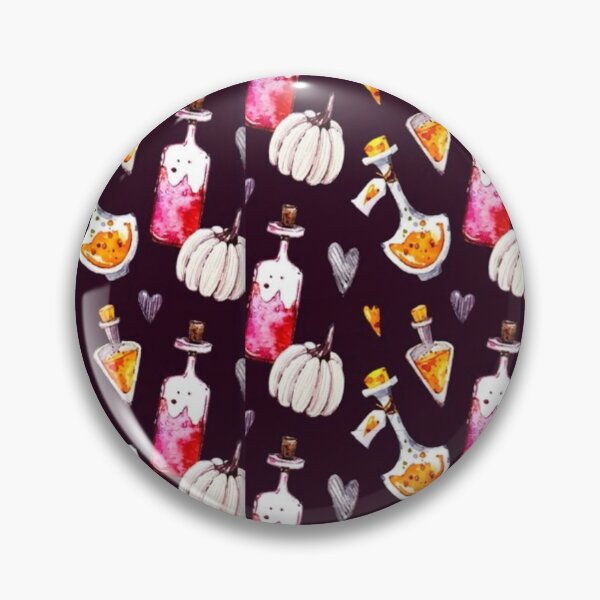Item preview,  Black, white, Orange, pink, cute Halloween watercolor pattern, boo, witch, candy, bat, witch hat, pumpkin, latest Halloween bestselling, trending designed and sold by August-E.