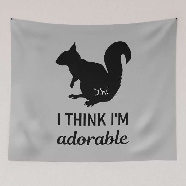 Item preview, i think i'm adorable - black designed and sold by lexicolor.