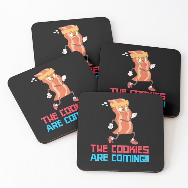 Item preview, The Cookies are Coming!! Running Bacon designed and sold by AndApArt.