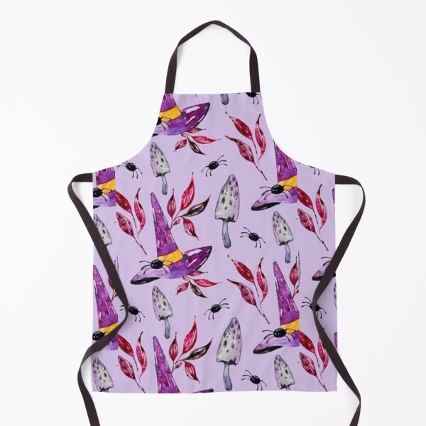 Item preview, Witch hat, lavender, lilac, purple, pink, cute Halloween watercolor pattern, boo, witch, candy, bat, witch hat, pumpkin, latest Halloween bestselling, trending designed and sold by August-E.