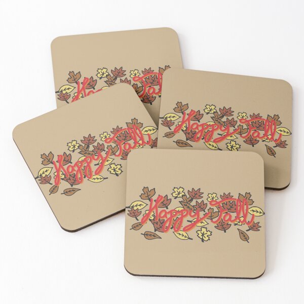 Item preview, Happy Fall Red with Leaves designed and sold by CamelCorruption.