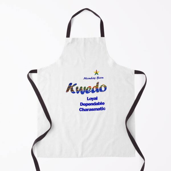 Item preview, Monday Born Ghanaian Male Name 'Kwedo' in Blue designed and sold by WhoWeAre.