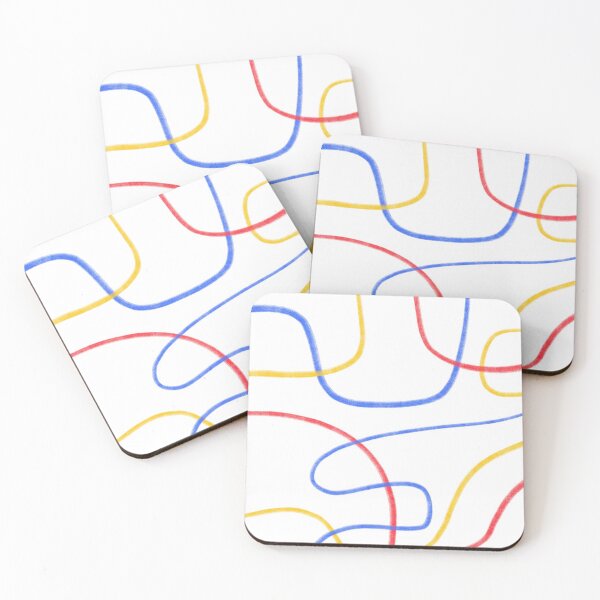 Item preview, Cute colorful lines designed and sold by trajeado14.