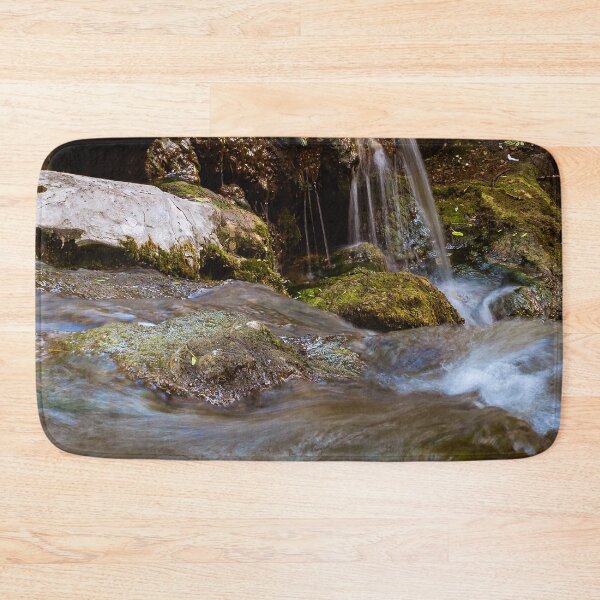 Item preview, Waterfall in Nicolae Romanescu Park designed and sold by Life-s-A-Hike.