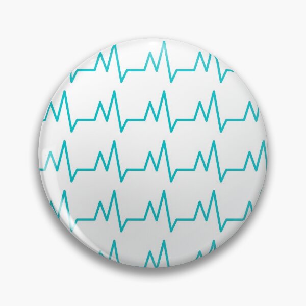 Item preview, Blue Heart Rhythm Design Pattern designed and sold by Caregiverology.