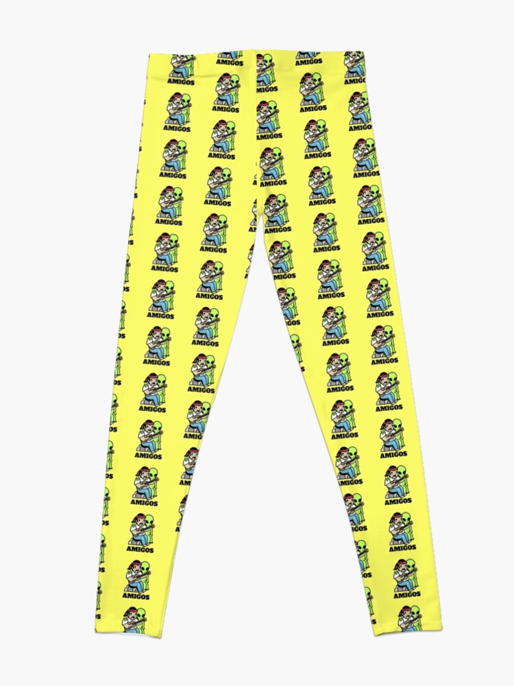 Alternate view of Hippie and alien Leggings