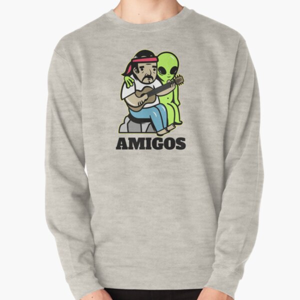 Hippie and alien Pullover Sweatshirt