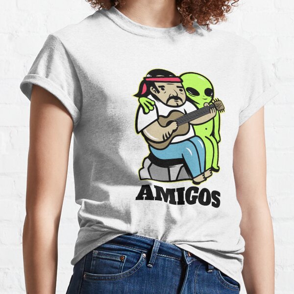 Hippie and alien Classic T-Shirt
