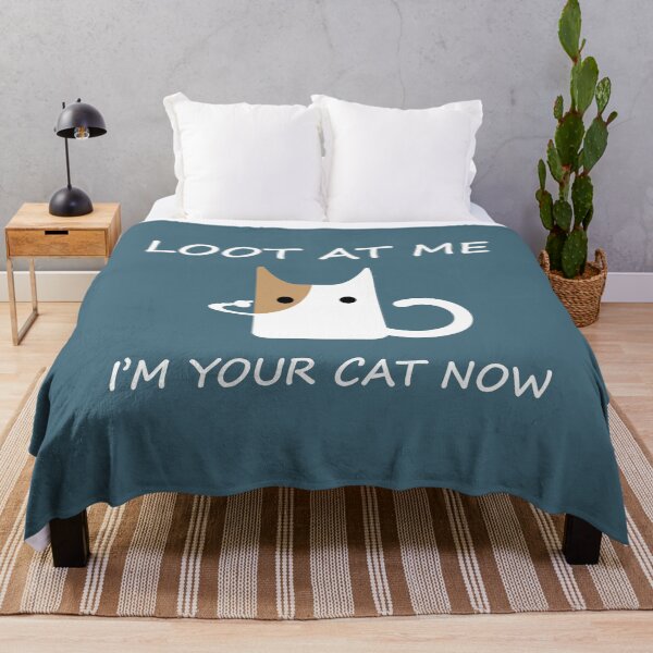 Item preview, LOOK AT ME I'M YOUR CAT NOW, FUNNY CUTE CAT designed and sold by TheFirstOne.