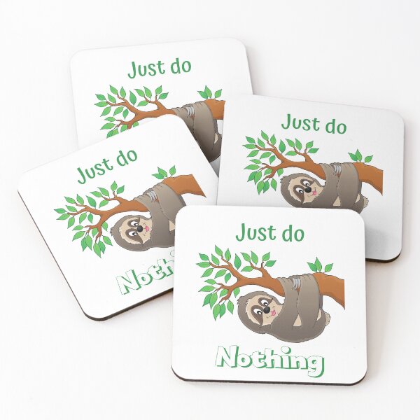 Item preview, Smiling sloth is hanging on a tree branch doing nothing designed and sold by KamTamDesigns11.