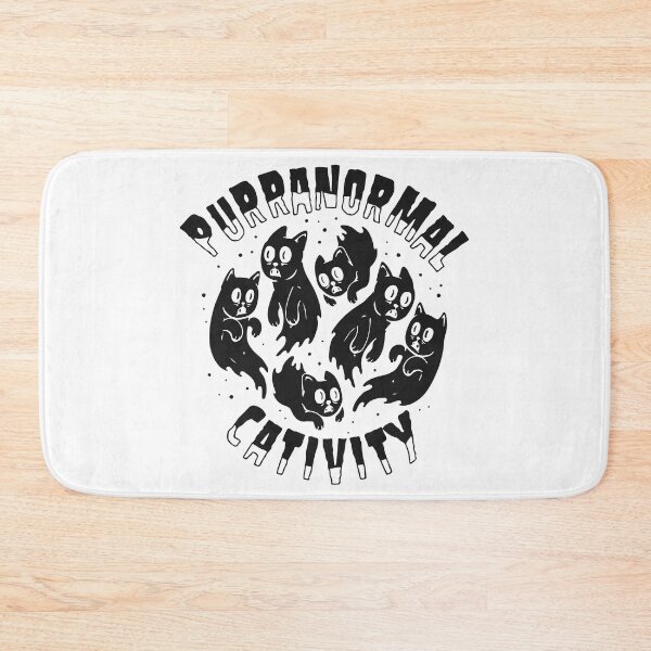 Item preview, PURRANORMAL CATIVITY IN BLACK SILHOUETE designed and sold by CHVRDesing.