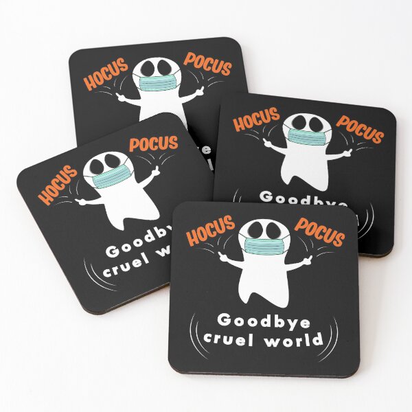 Item preview, Hocus Pocus Goodbye Cruel World Halloween Shirt Ghost designed and sold by Paulina Vanlife.