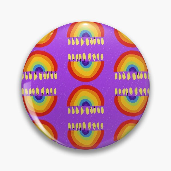 Item preview, Rainbow Chanukiah Violet Print designed and sold by TillaCrowne.