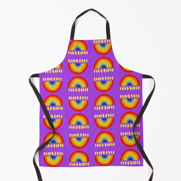 Item preview, Rainbow Chanukiah Violet Print designed and sold by TillaCrowne.