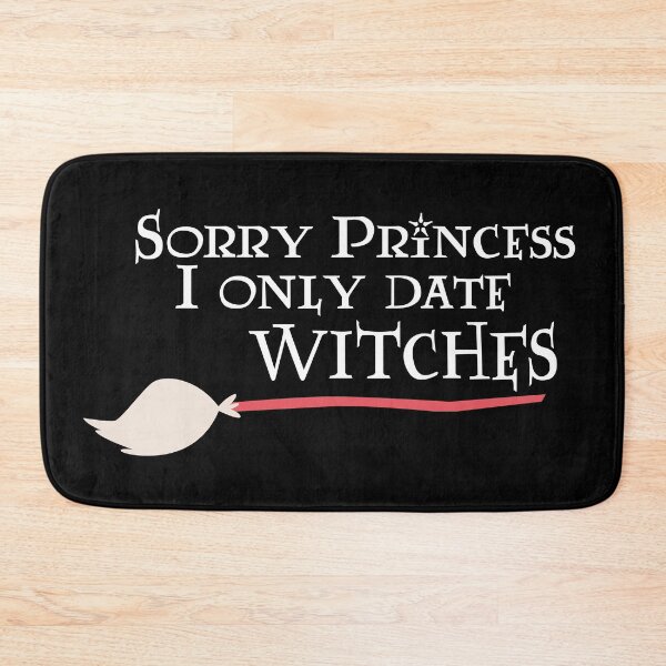 Item preview, Sorry Princess I Only Date witches / Red witch broom / dating witches / Funny halloween gifts / designed and sold by RedJazz.