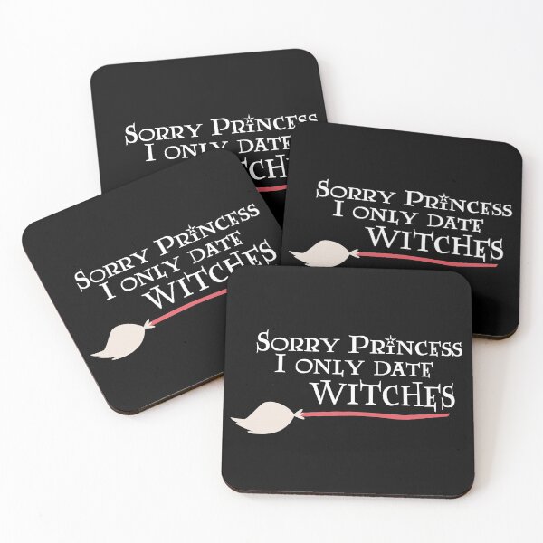 Item preview, Sorry Princess I Only Date witches / Red witch broom / dating witches / Funny halloween gifts / designed and sold by RedJazz.