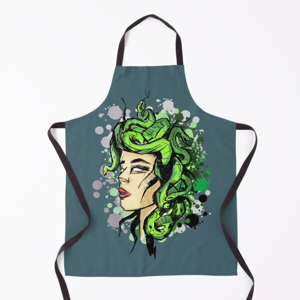 Item preview, Medusa Greek Mythology Gorgon Illustration designed and sold by RAWWR.