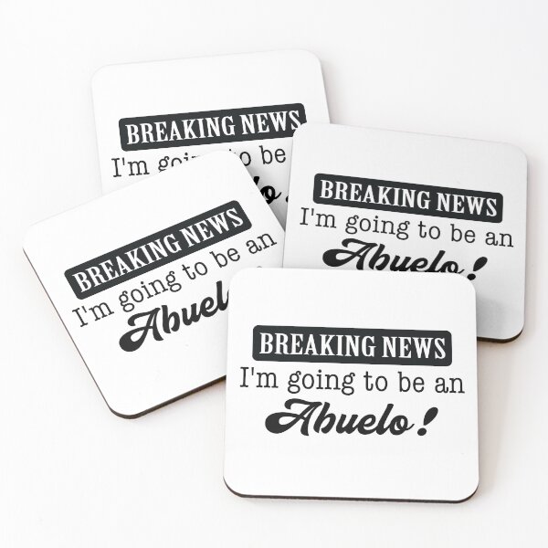 Item preview, Breaking News - I'm Going to be an Abuelo! designed and sold by LovenLaughter.