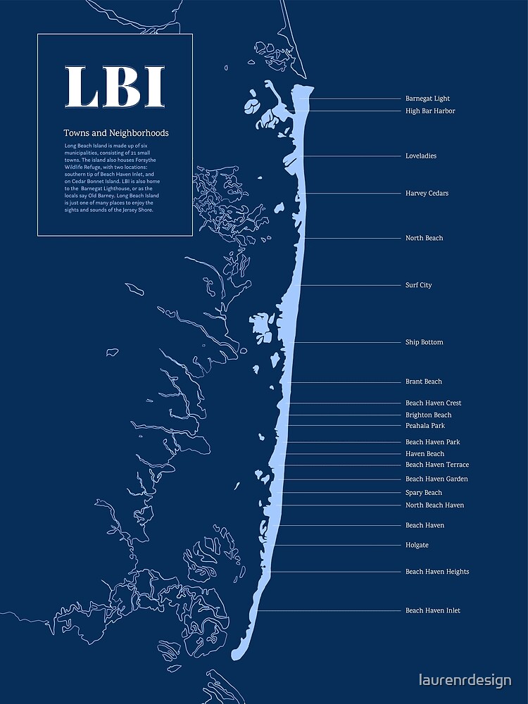 lbi-long-beach-island-nj-illustrated-town-map-poster-for-sale-by