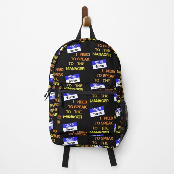 Item preview, I Need To Speak To The Manager Karen Name Tag designed and sold by SharpThreadZ.