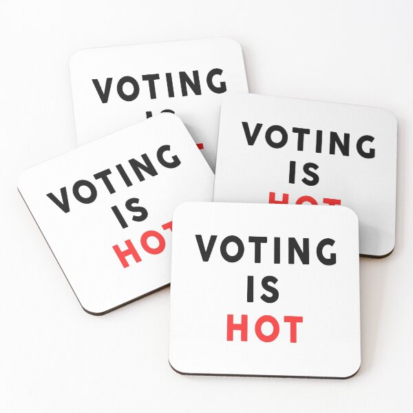 Item preview,  Voting Is Hot  designed and sold by Mokhe.