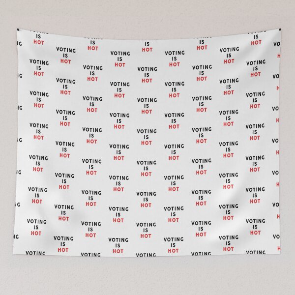 Item preview,  Voting Is Hot  designed and sold by Mokhe.