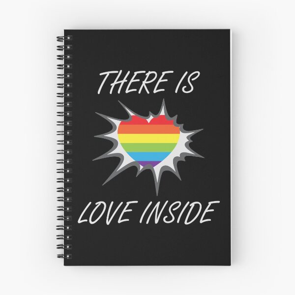 Item preview, THERE IS LOVE INSIDE - RAINBOW HEART designed and sold by Dwarf-Monkey.