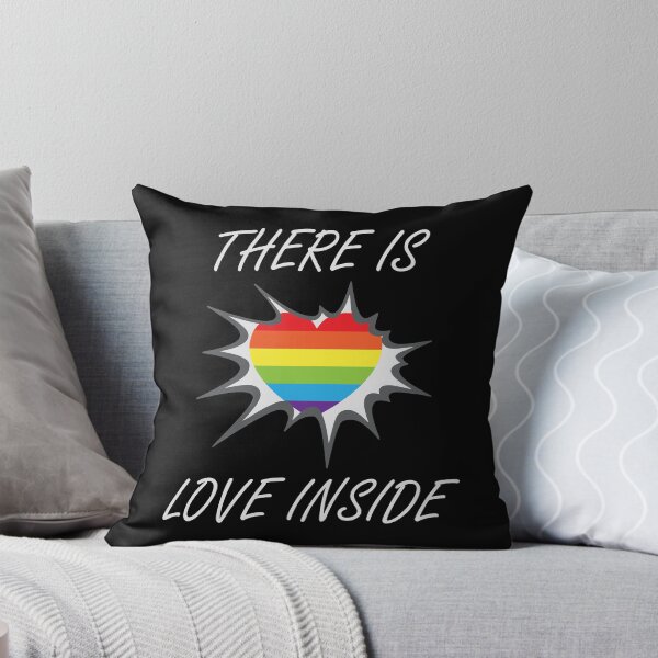 Item preview, THERE IS LOVE INSIDE - RAINBOW HEART designed and sold by Dwarf-Monkey.