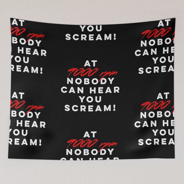Item preview, At 9000rpm Nobody Can Hear You Scream designed and sold by Desznr.
