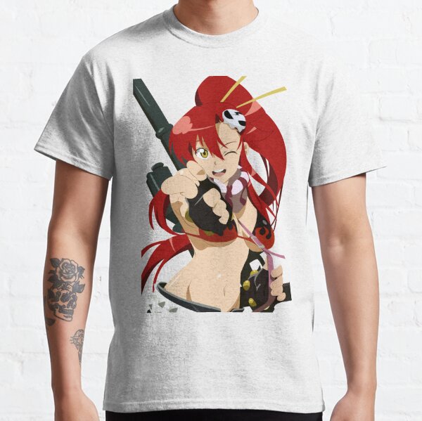 Gurren Lagann Anime T Shirt 100% Algodão Gurren Lagann Personagens Gurren  Lagann Yoko Super Tengen Toppa Gurren Lagann Gurren - AliExpress