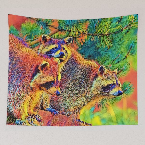 Item preview, AnimalColor Raccoon 003 designed and sold by JAMFoto.