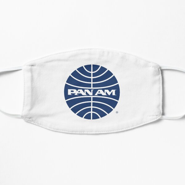 Pan Am Mid 1950s Globe Inverted Flat Mask