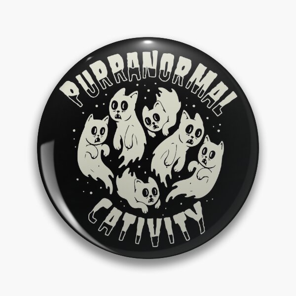 Item preview, PURRANORMAL CATIVITY IN GRAY SILHOUETE designed and sold by CHVRDesing.