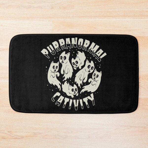 Item preview, PURRANORMAL CATIVITY IN GRAY SILHOUETE designed and sold by CHVRDesing.