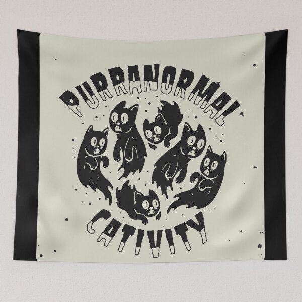 Item preview, PURRANORMAL CATIVITY IN GRAY designed and sold by CHVRDesing.