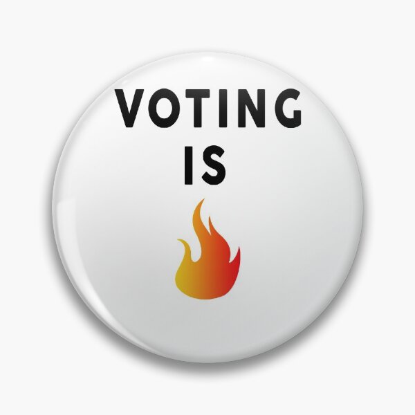 Item preview, Voting Is Hot  designed and sold by Mokhe.