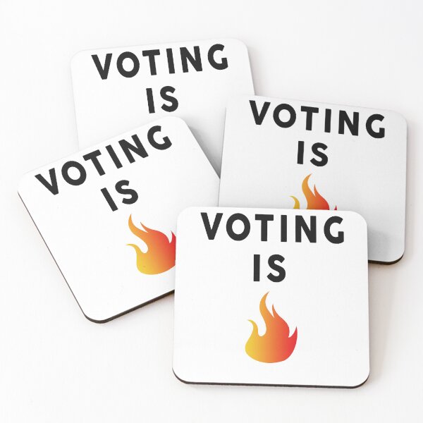Item preview, Voting Is Hot  designed and sold by Mokhe.