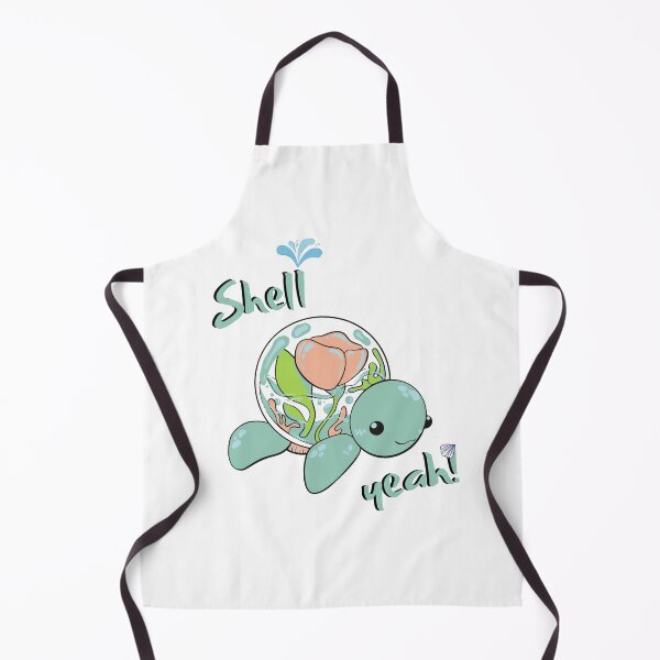 Item preview, Shell yeah pun funny cartoon turtle design designed and sold by AngielskiSzept.