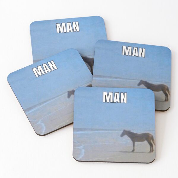 Item preview, horse by the ocean 'man' meme designed and sold by catalunar.